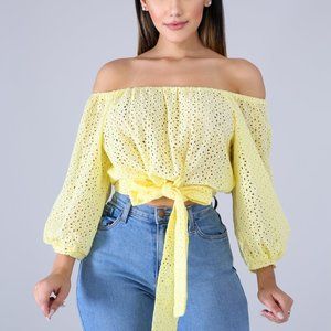 Rays of Sunlight Crop Top